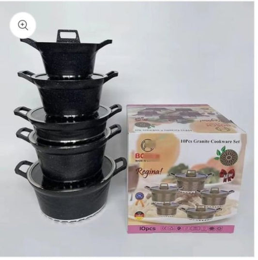 Bosch 11-Piece Cookware Set with Silicone Lid Covers – Premium German Quality