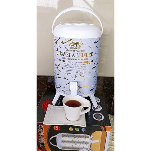 9.5 litres marble tea urn