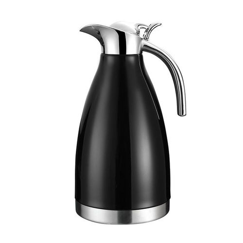 Jamespot Jp Original Vacuum Flask 2 Liters,Classic Fashionable Cookware Crockery - Stainless Steel Thermal Insulated Bottle, Hot & Cold, Leak-Proof, Wide Mouth, Perfect For Travel, Camping, Hiking, Office-Portable