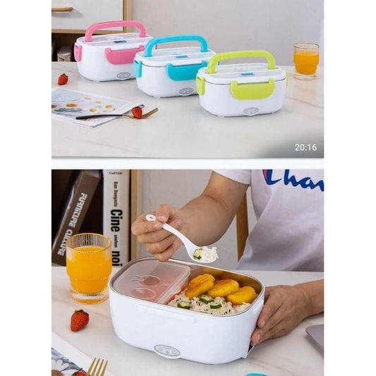 New Arrival Electric Lunch Box Which Is Metallic Inside