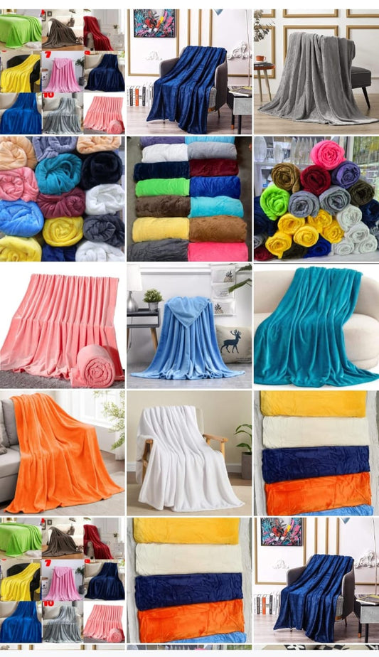 High quality Plain fleece Blankets