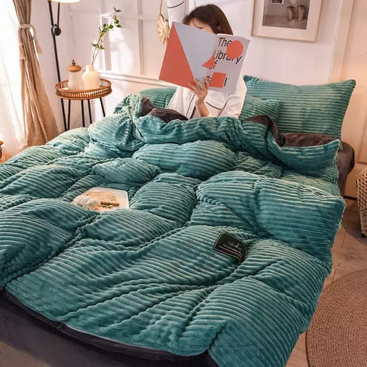 6 X 7 Velvet Duvet Sets inclusive of 2pillow cases and a sheet