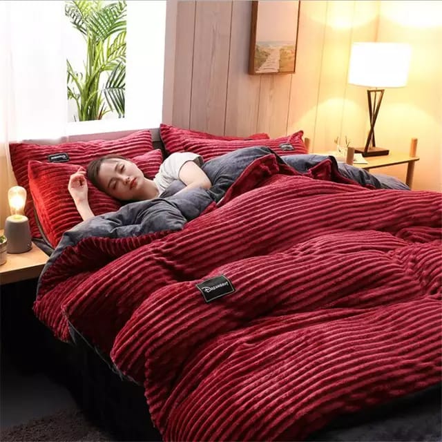 6 X 7 Velvet Duvet Sets inclusive of 2pillow cases and a sheet