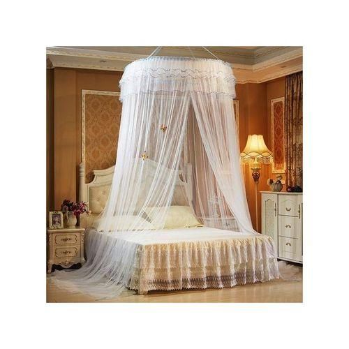 Big Round Mosquito Net For Single Bed-FREE SIZE