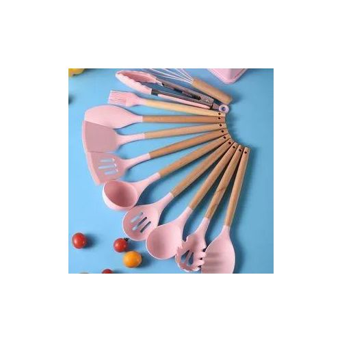 Silicone Non Stick Cooking Spoon Set
