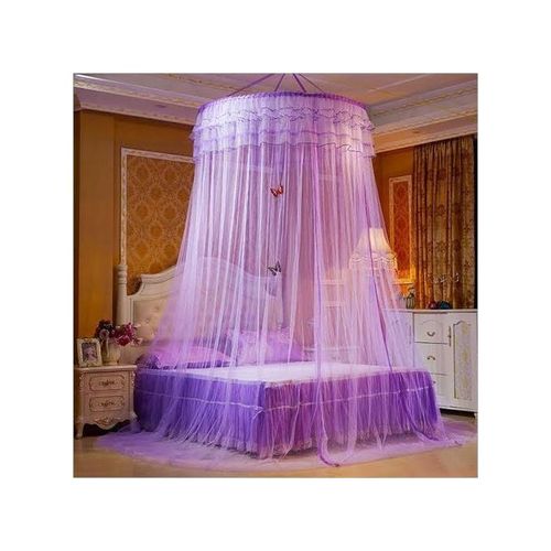 Big Round Mosquito Net For Single Bed-FREE SIZE