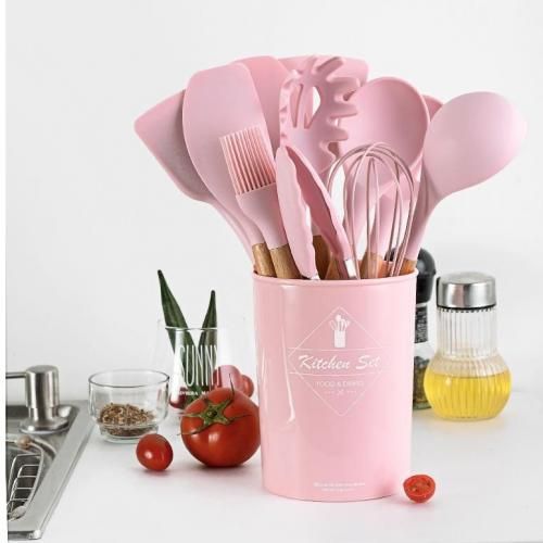 Silicone Non Stick Cooking Spoon Set