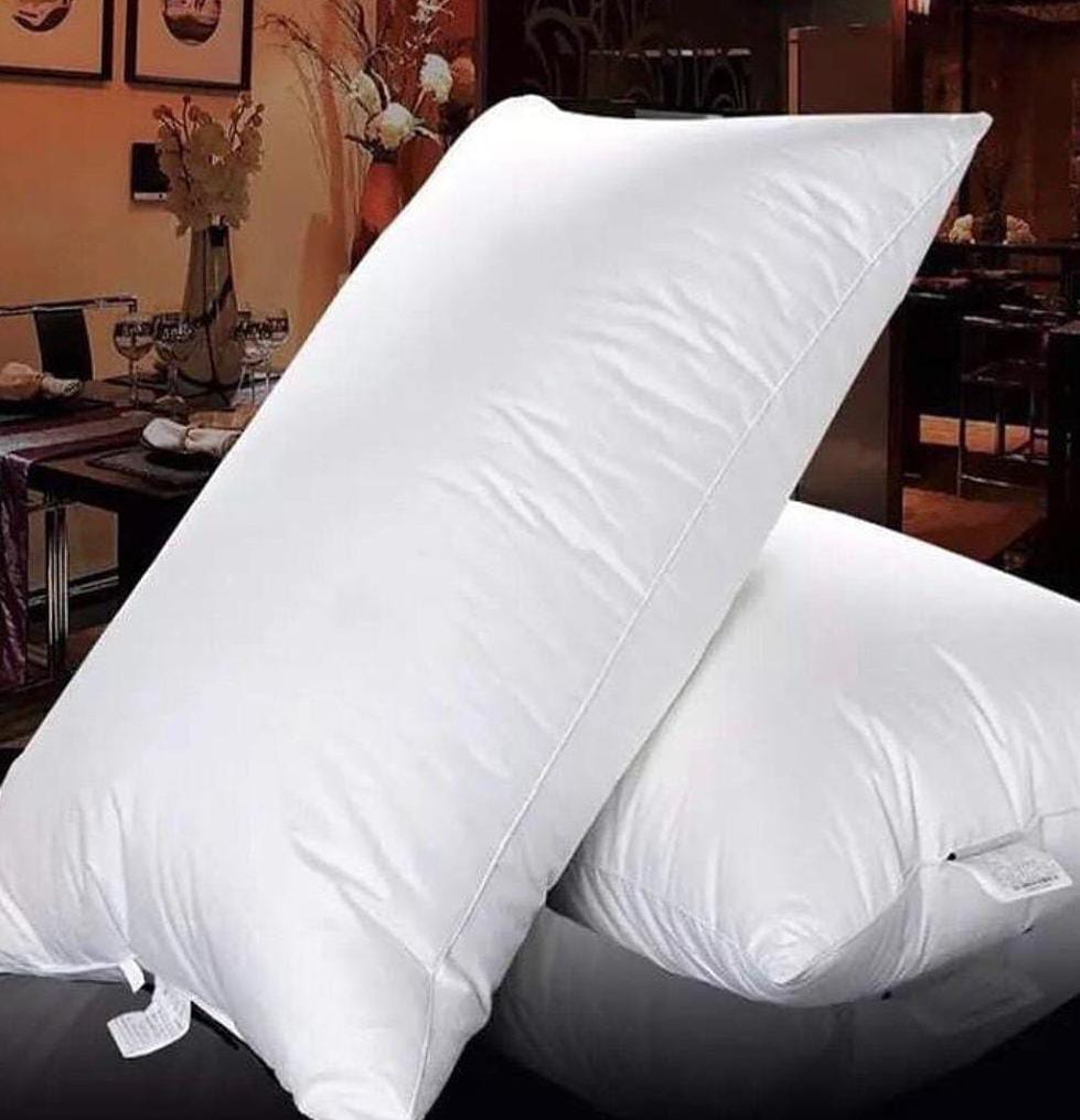 Compressed Heavy Filled Fibre Pillow