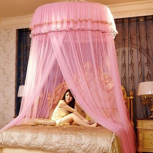 Big Round Mosquito Net For Single Bed-FREE SIZE