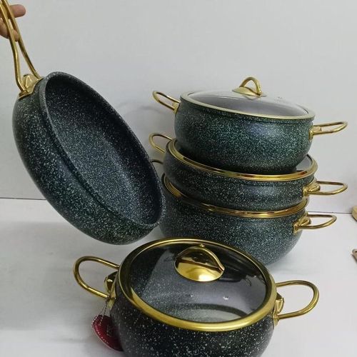 9pcs Granite Classy Cookware Set-AMBER RAY COOKING POTS