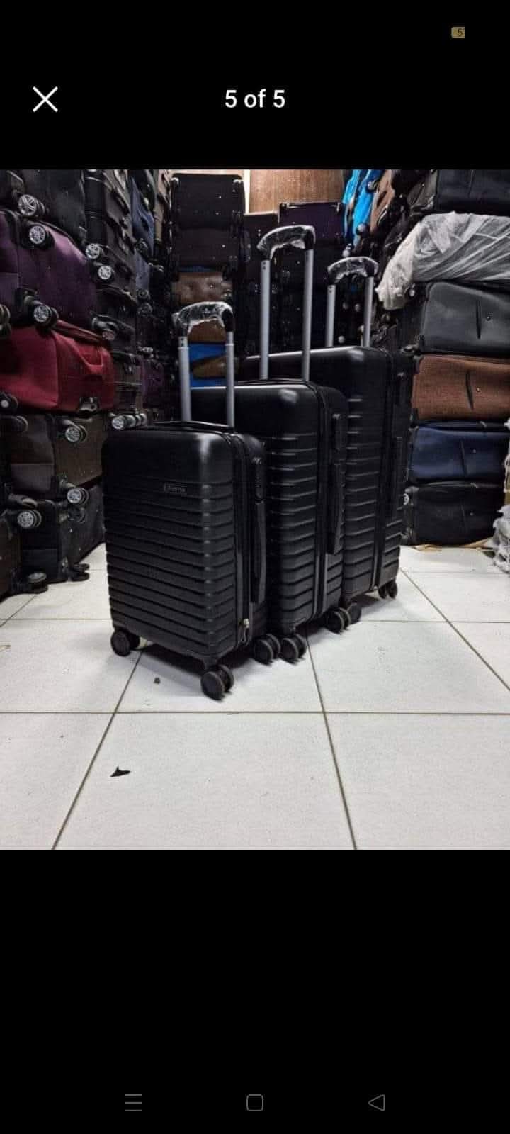 3 in 1 Luxurious Fibre Suitcase