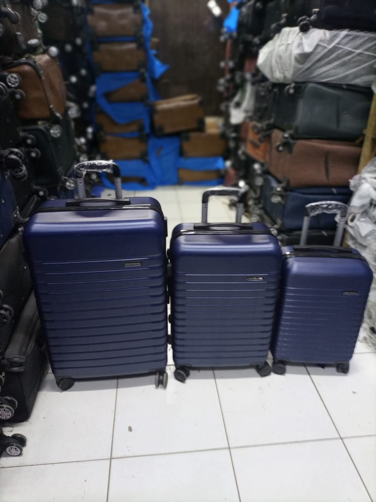3 in 1 Luxurious Fibre Suitcase